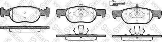 Stellox 599 011B-SX - Гальмівні колодки, дискові гальма autozip.com.ua