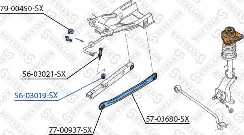 Stellox 56-03019-SX - Тяга / стійка, стабілізатор autozip.com.ua