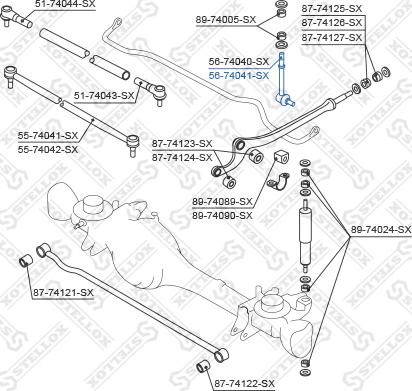 Stellox 56-74041-SX - Тяга / стійка, стабілізатор autozip.com.ua