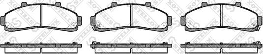 Stellox 582 002B-SX - Гальмівні колодки, дискові гальма autozip.com.ua