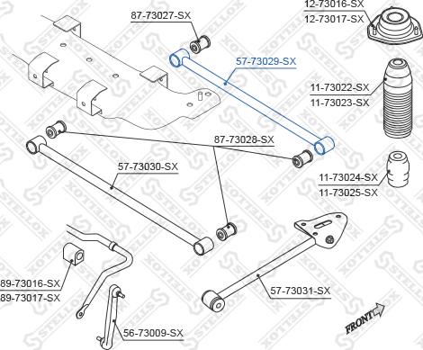 Stellox 57-73029-SX - Важіль незалежної підвіски колеса autozip.com.ua