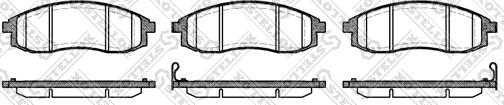 Stellox 609 012-SX - Гальмівні колодки, дискові гальма autozip.com.ua