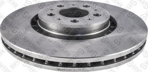 Stellox 6020-9958-SX - Гальмівний диск autozip.com.ua