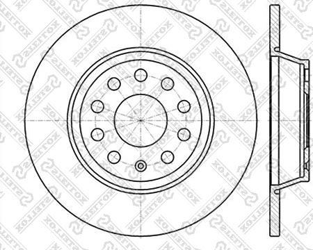 Japanparts DP-511 - Гальмівний диск autozip.com.ua