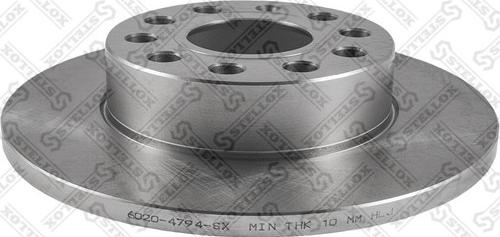 Stellox 6020-4794-SX - Гальмівний диск autozip.com.ua