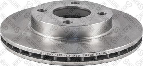 Stellox 6020-4719V-SX - Гальмівний диск autozip.com.ua