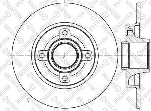 Daco 601939 - Гальмівний диск autozip.com.ua