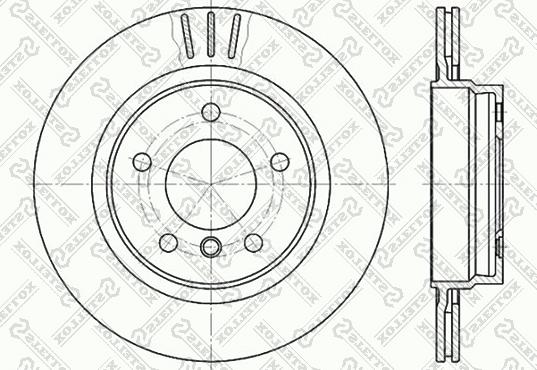 Stellox 6020-1541V-SX - Гальмівний диск autozip.com.ua