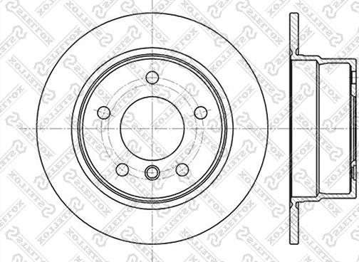 Stellox 6020-1538-SX - Гальмівний диск autozip.com.ua