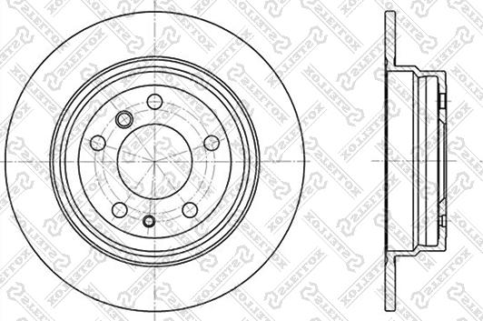 Stellox 6020-1520-SX - Гальмівний диск autozip.com.ua