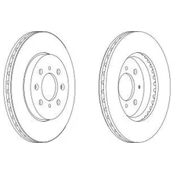 Eurobrake 5815312647 - Гальмівний диск autozip.com.ua