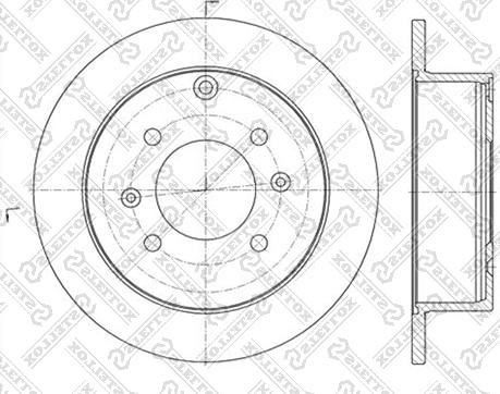 Stellox 6020-3412-SX - Гальмівний диск autozip.com.ua