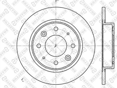 Stellox 6020-3503-SX - Гальмівний диск autozip.com.ua