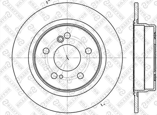 Stellox 6020-3326-SX - Гальмівний диск autozip.com.ua