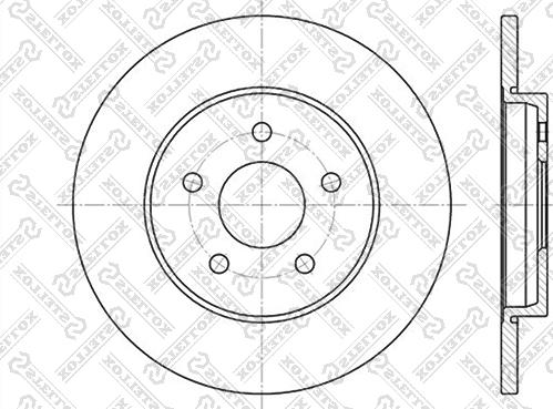 Stellox 6020-2551-SX - Гальмівний диск autozip.com.ua
