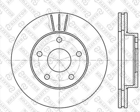 DJ Parts BD1662 - Гальмівний диск autozip.com.ua