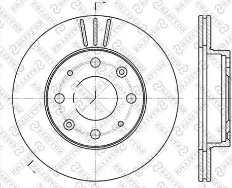 BOSCH 478 203D - Гальмівний диск autozip.com.ua