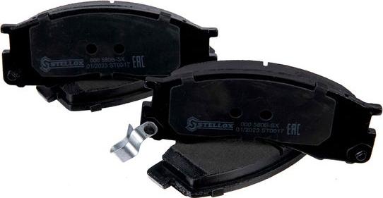 Stellox 000 580B-SX - Гальмівні колодки, дискові гальма autozip.com.ua