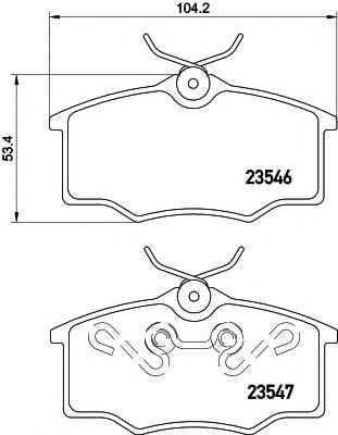 TRW RCPT02080 - Гальмівні колодки, дискові гальма autozip.com.ua