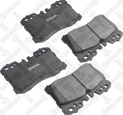 Stellox 000 084B-SX - Гальмівні колодки, дискові гальма autozip.com.ua