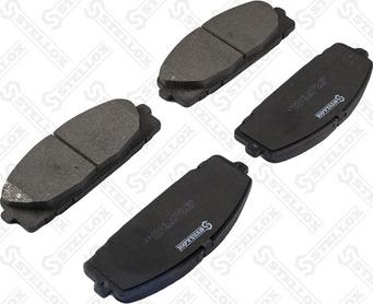 Stellox 000 306B-SX - Гальмівні колодки, дискові гальма autozip.com.ua