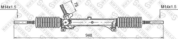 Stellox 00-35005-SX - Рульовий механізм, рейка autozip.com.ua