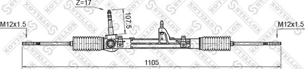 Stellox 00-35011-SX - Рульовий механізм, рейка autozip.com.ua