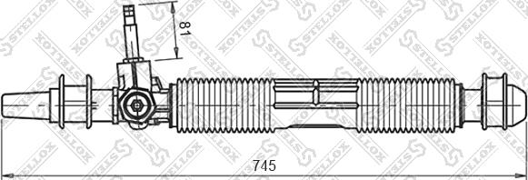 Stellox 00-35020-SX - Рульовий механізм, рейка autozip.com.ua