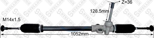Stellox 31-37270-SX - Рульовий механізм, рейка autozip.com.ua