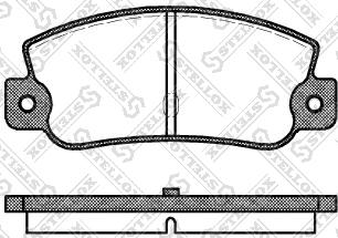 Spidan 31123 - Гальмівні колодки, дискові гальма autozip.com.ua