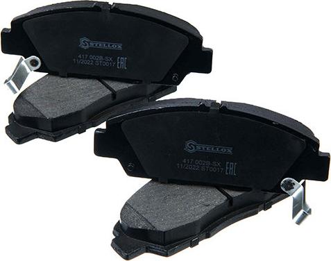 Stellox 1599 000B-SX - Гальмівні колодки, дискові гальма autozip.com.ua