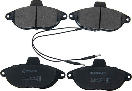 Stellox 1544 000B-SX - Гальмівні колодки, дискові гальма autozip.com.ua