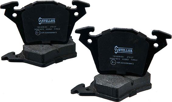 Stellox 1569 000B-SX - Гальмівні колодки, дискові гальма autozip.com.ua