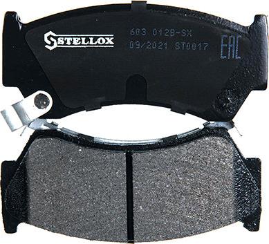 Stellox 1586 000B-SX - Гальмівні колодки, дискові гальма autozip.com.ua