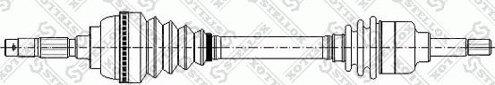 Stellox 158 1006-SX - Приводний вал autozip.com.ua