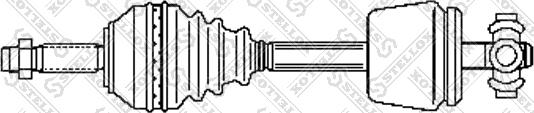 Stellox 158 1012-SX - Приводний вал autozip.com.ua