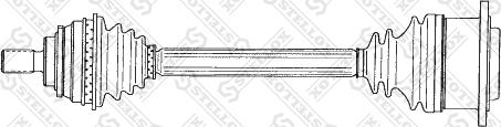 Stellox 158 1768-SX - Напівосьові вал, диференціал autozip.com.ua
