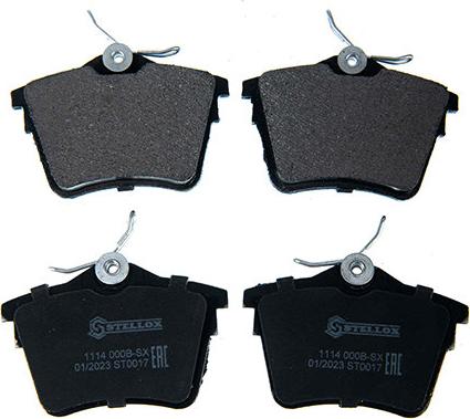 Stellox 1525 000B-SX - Гальмівні колодки, дискові гальма autozip.com.ua