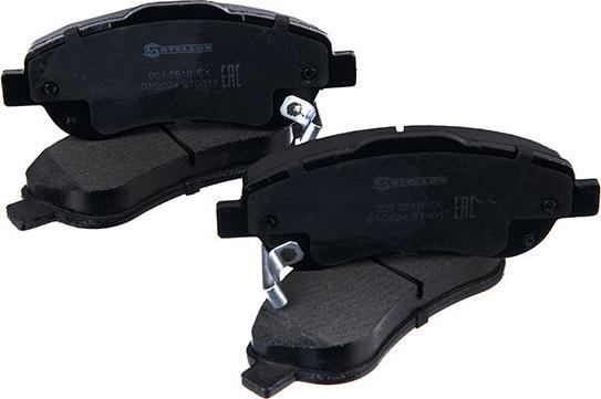 Stellox 1527 000B-SX - Гальмівні колодки, дискові гальма autozip.com.ua