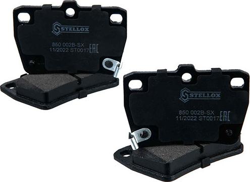 Stellox 1571 000B-SX - Гальмівні колодки, дискові гальма autozip.com.ua
