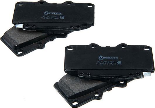 Stellox 1607 000B-SX - Гальмівні колодки, дискові гальма autozip.com.ua