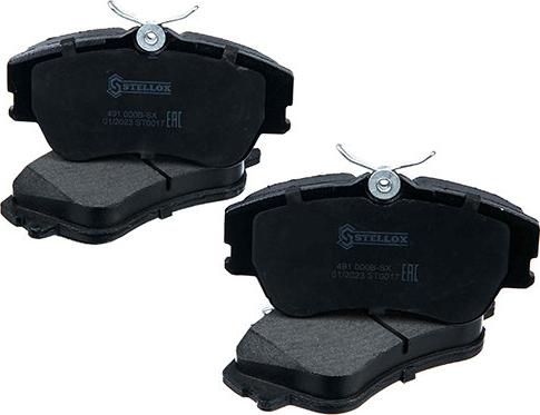 Stellox 1639 000B-SX - Гальмівні колодки, дискові гальма autozip.com.ua