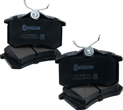 Stellox 1629 000B-SX - Гальмівні колодки, дискові гальма autozip.com.ua
