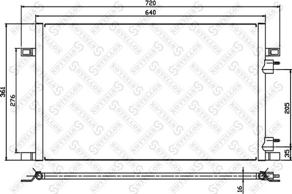 Stellox 10-45065-SX - Конденсатор, кондиціонер autozip.com.ua