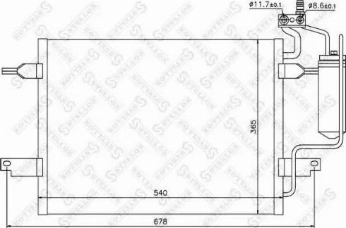 Stellox 10-45225-SX - Конденсатор, кондиціонер autozip.com.ua