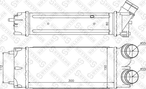 Stellox 10-40191-SX - Интеркулер autozip.com.ua