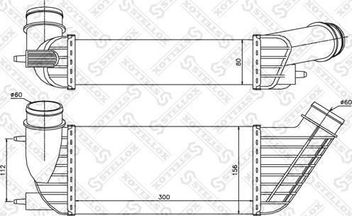 Stellox 10-40176-SX - Інтеркулер autozip.com.ua