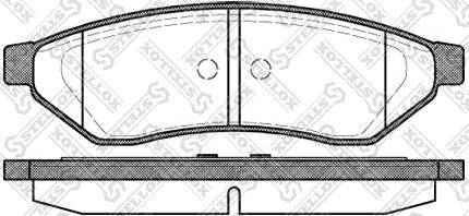 Kawe 81650 - Гальмівні колодки, дискові гальма autozip.com.ua