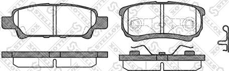 Stellox 1062 002-SX - Гальмівні колодки, дискові гальма autozip.com.ua