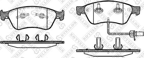 Stellox 1067 002-SX - Гальмівні колодки, дискові гальма autozip.com.ua